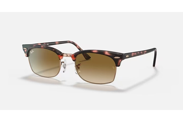 Ray-Ban Clubmaster Square/ Clear Gradient Brown