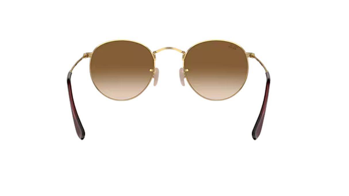 Ray-Ban Round Metal Gold/ Brown Gradient achterkant