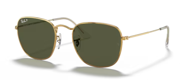 Ray-Ban Frank Gold Metal/ G15 Polarized