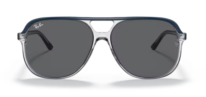 Ray-Ban Bill Blue On Transparent/ Dark Grey