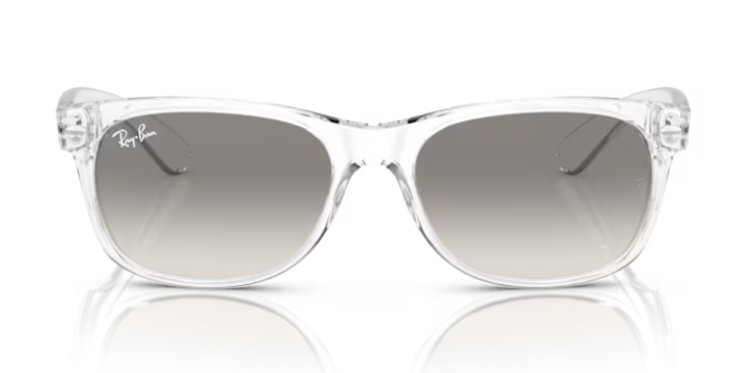 Ray-Ban New Wayfarer Polished Clear/ Grey Gradient