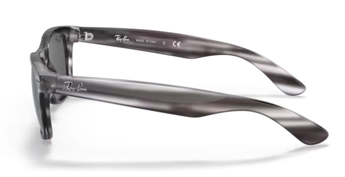 Ray-Ban New Wayfarer Striped Grey Havana/ Dark Grey