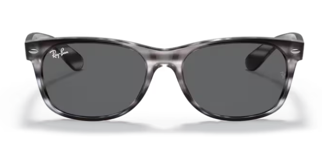 Ray-Ban New Wayfarer Striped Grey Havana/ Dark Grey