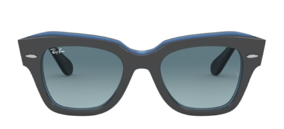 Ray-Ban State Street Grey Blue/ Blue Gradiënt