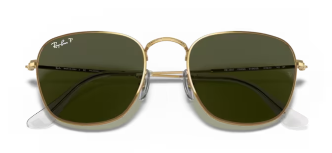 Ray-Ban Frank Gold Metal/ G15 Polarized