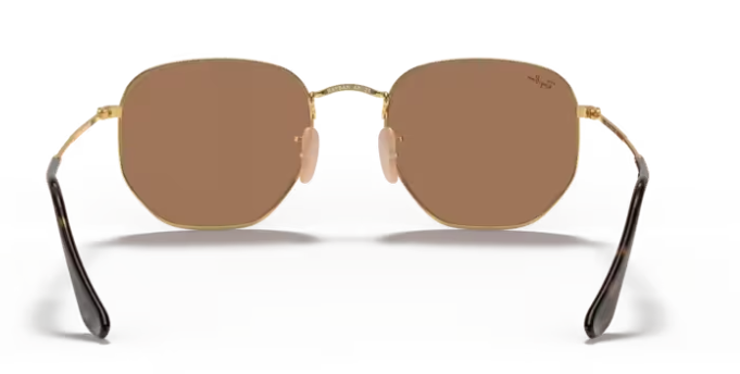 Ray-Ban Hexagonal Gold/ Koper Flash
