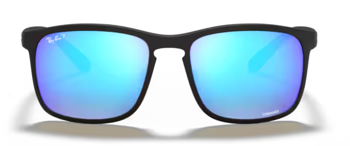 Ray-Ban RB4264 Chromance Matte Black/ Blue Mirror Polarized Chromance