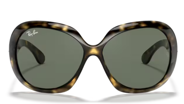 Ray-Ban Jackie Ohh ll Helles Havanna/Dunkelgrün