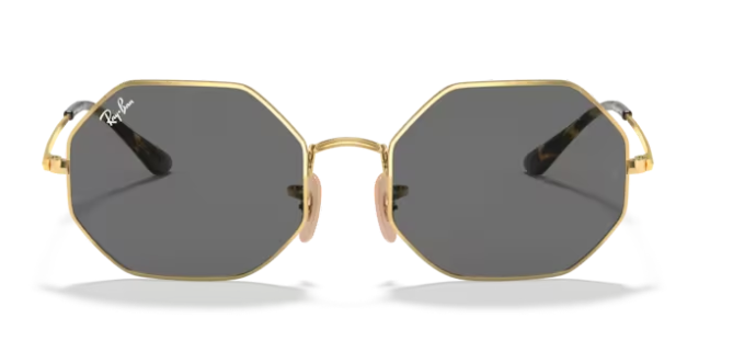 Ray-Ban Octagonal Arista Gold/ Dark Grey