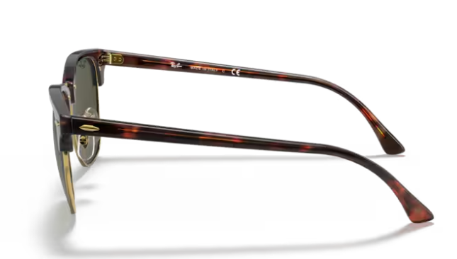 Ray-Ban Clubmaster Mock Tortoise Arista/ Green