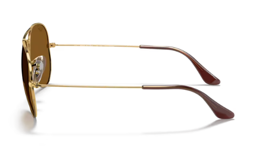 Ray-Ban Aviator Large Metal Gold/ Crystal Brown Polarized