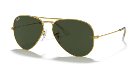 Ray-Ban Aviator Gold/ Green