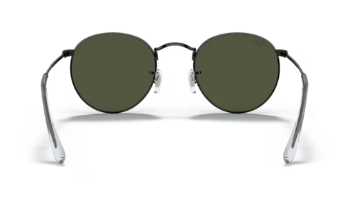 Ray-Ban Round Metal Schwarz, G-15 Grün