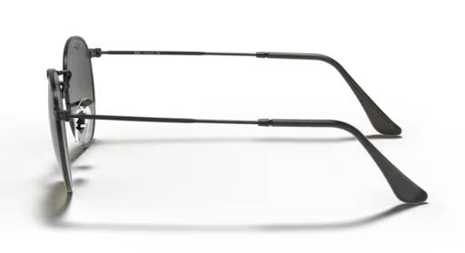Ray-Ban Round Metal Schwarz, Hellgrauer Farbverlauf Dunkel