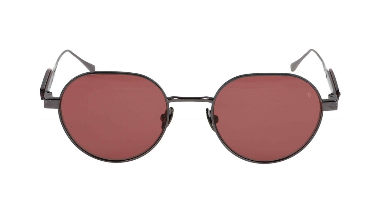 Scotch & Soda SS6023 Brush Light Gunmetal/ Red Brown voorkant