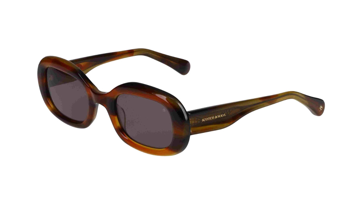 Scotch & Soda SS7043 Shiny Brown / Green