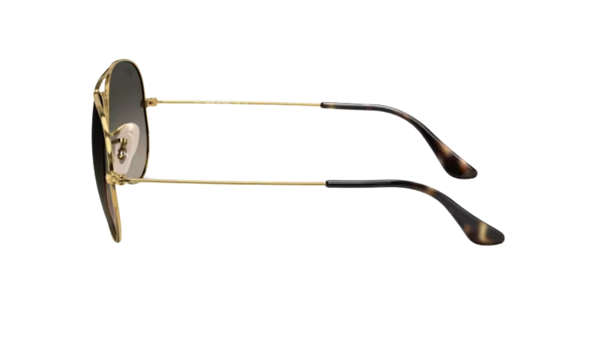 Ray-Ban Aviator Large Metal Arista/ Light Gray Gradient Dark