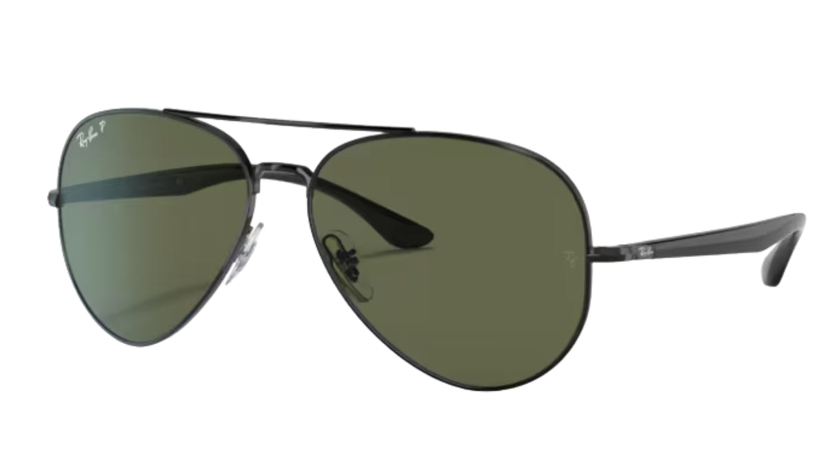 Ray-Ban 3675 Black/ Green Polarized