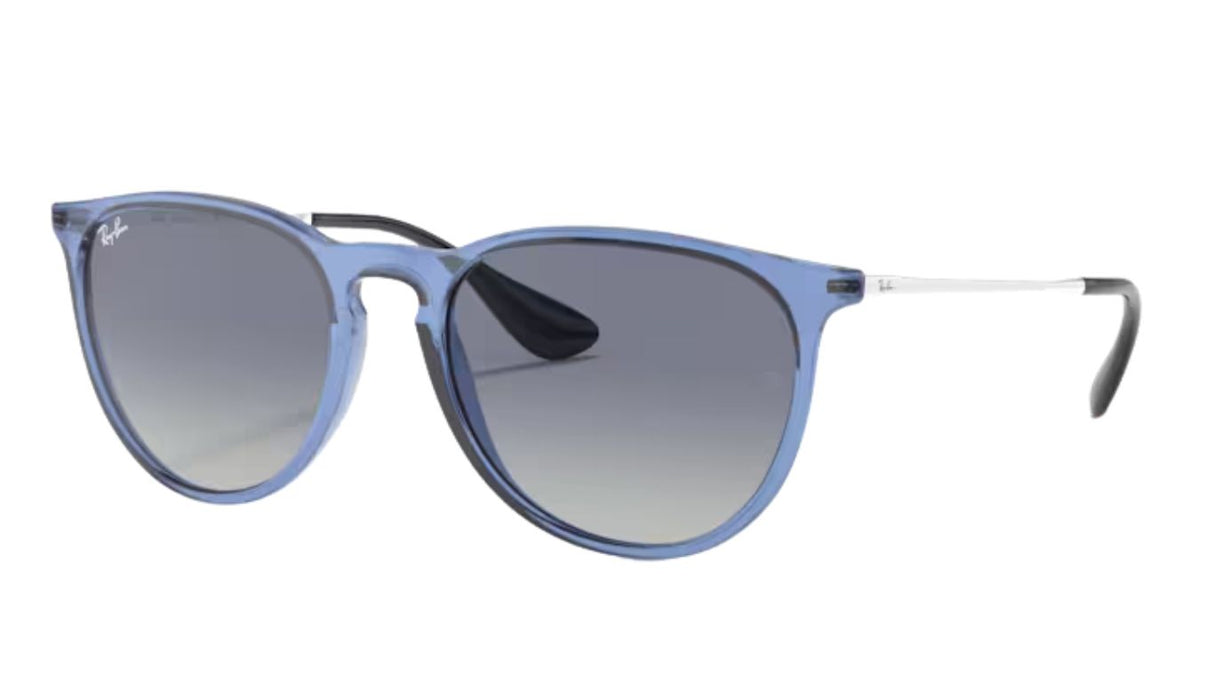 Ray-Ban Erika Transparent Blue/ Light Grey Gradient Dark Blue