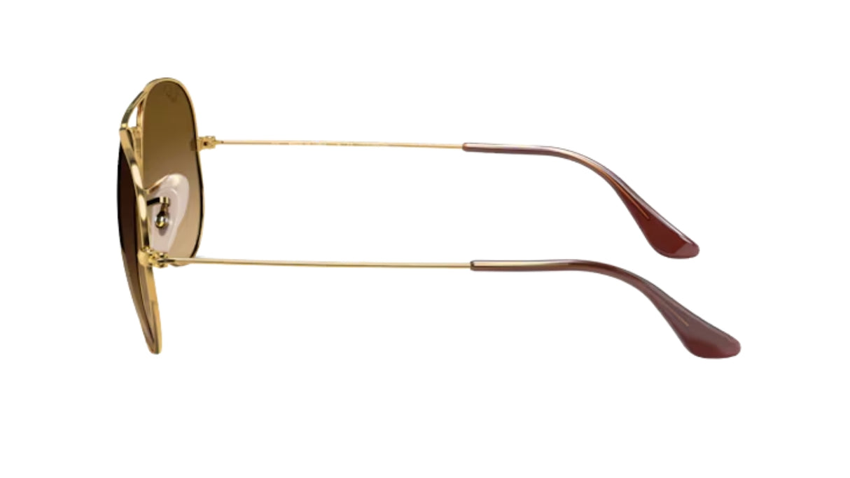 Ray-Ban Aviator Large Metal Arista/ Brown Gradient Polarized