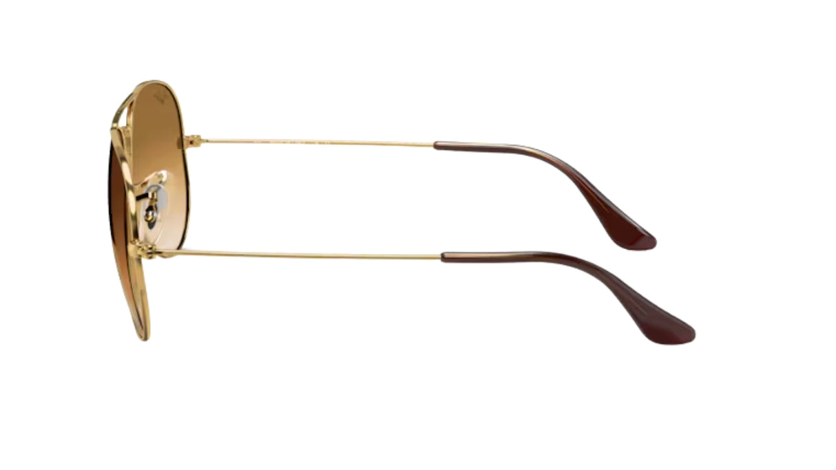 Ray-Ban Aviator Large Metal Arista/ Clear Brown Gradient