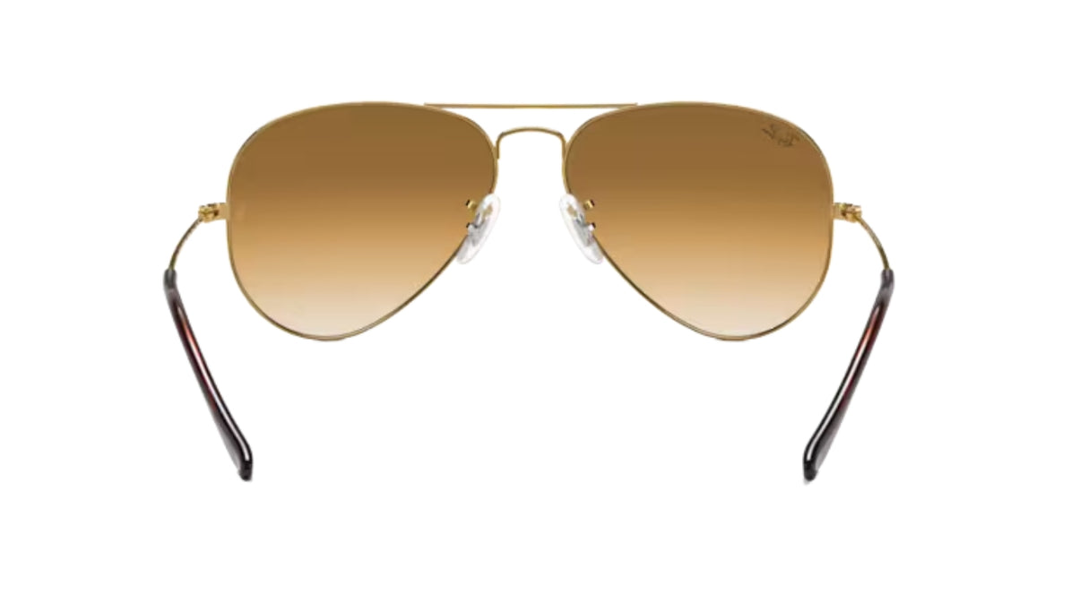 Ray-Ban Aviator Large Metal Arista/ Clear Brown Gradient
