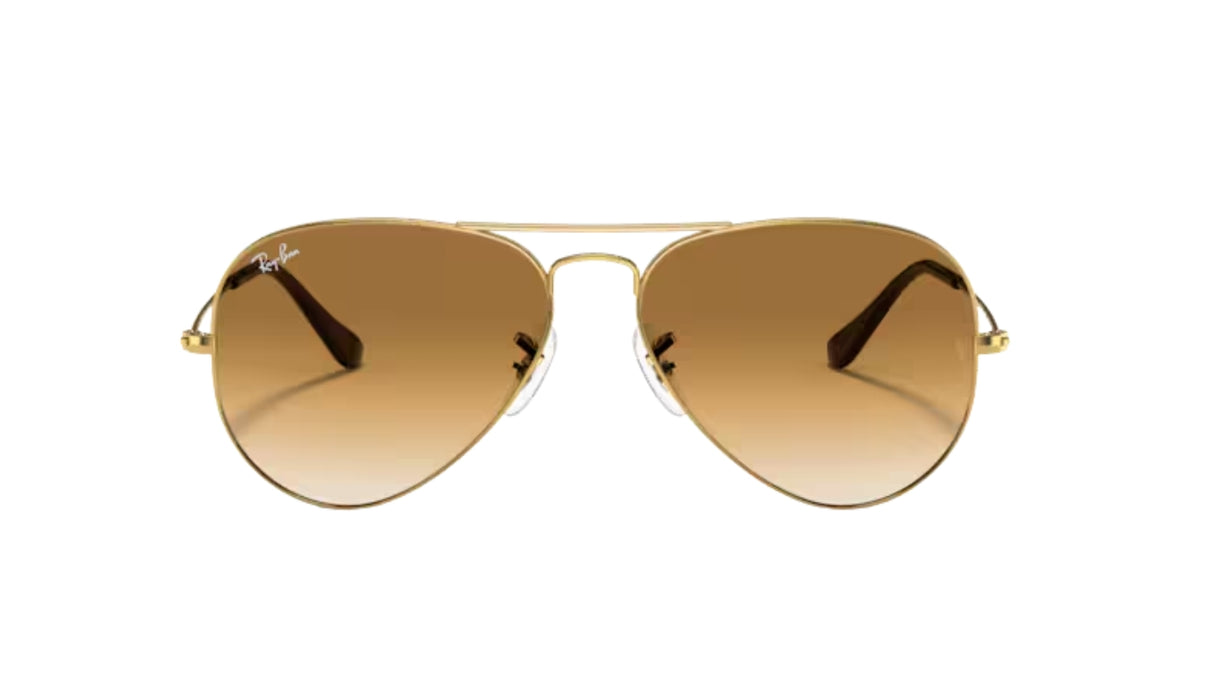 Ray-Ban Aviator Large Metal Arista/ Clear Brown Gradient