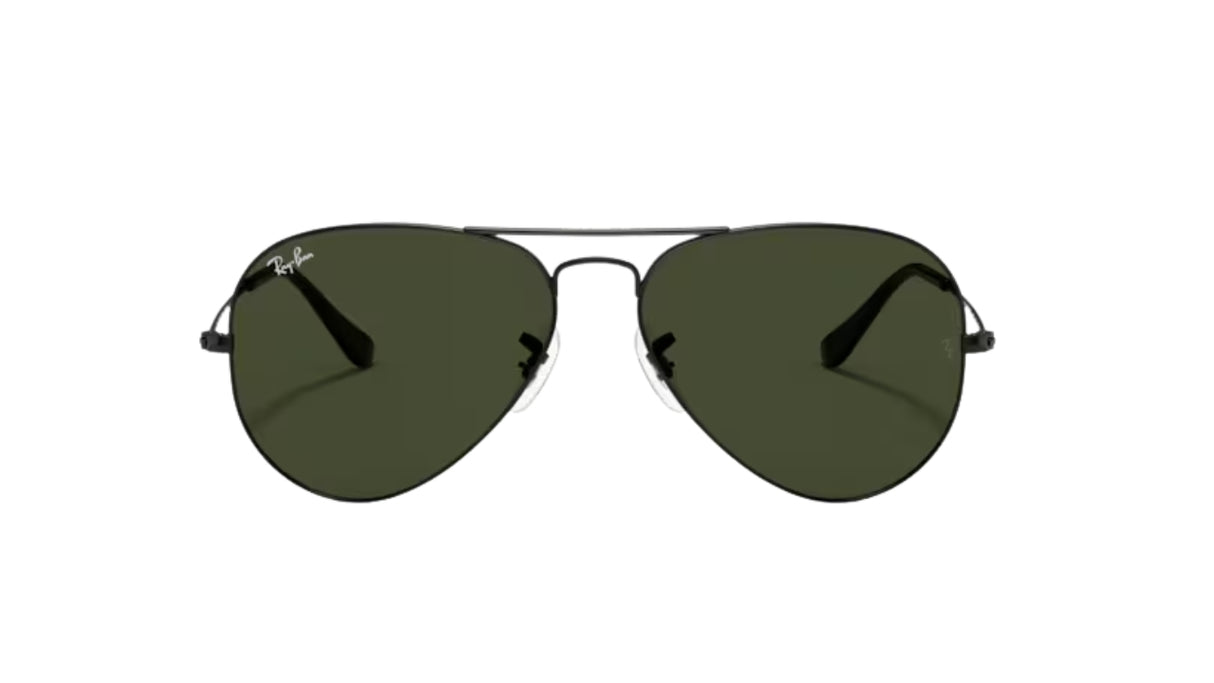 Ray-Ban Aviator Large Metal Black/ G-15 Green