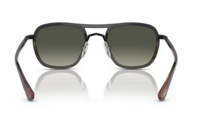 Persol PO2484S Black Striped Brown/ Grey Gradient