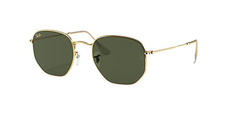 Ray-Ban-hexagonal-legend-gold-g15-green-01