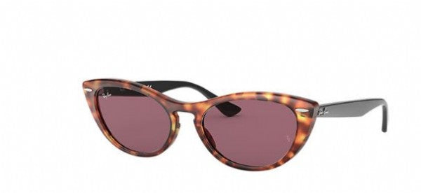 Ray-Ban Nina Red Havana Tortoise/ Black/ Violet Photochromic