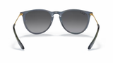 Ray-Ban Erika Transparent Blue/ Grey Gradient Polarized