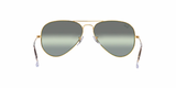 Ray-Ban Aviator Large Metal Legend Gold/ Gradient Dark Green Mirror