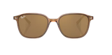 Ray-Ban Leonard Transparent Brown/ Light Brown Gold Mirror