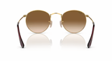 Ray-Ban Round Metal Gold/Clear Gradient Brown