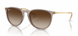 Ray-Ban Erika Transparent Light Brown/ Brown Gradient