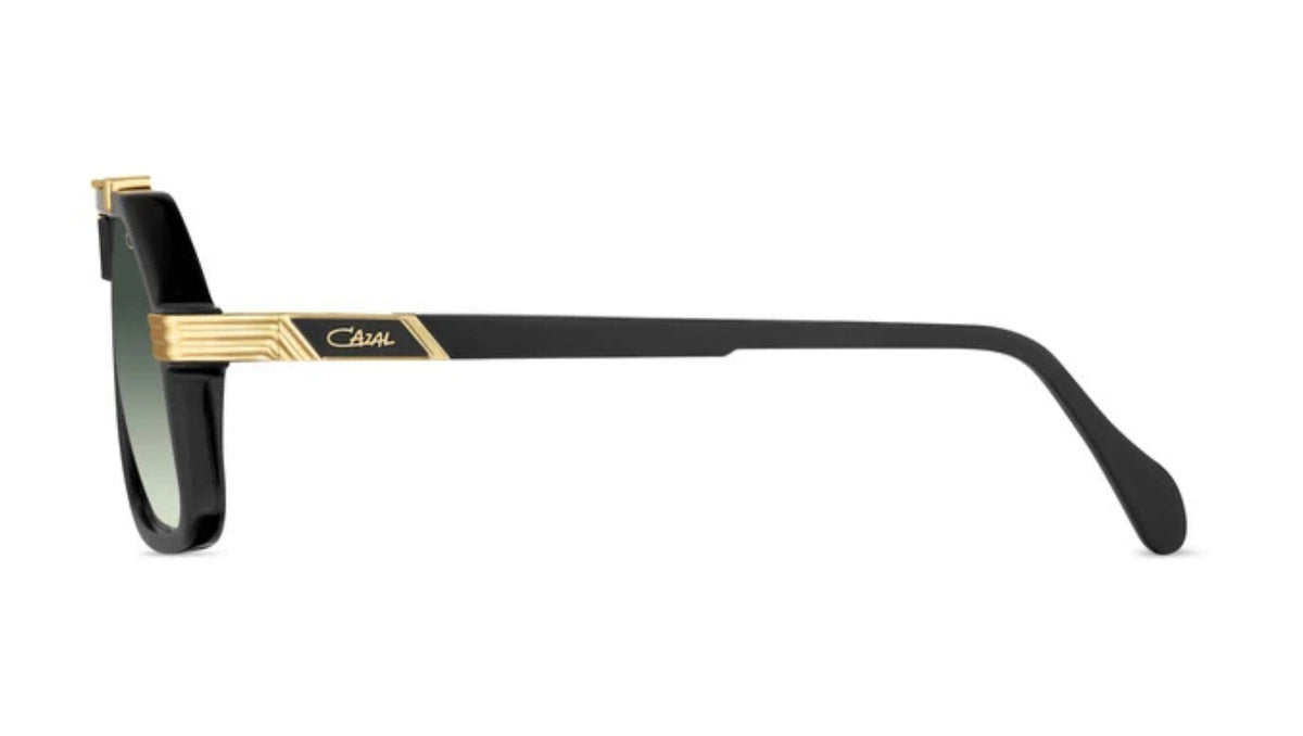 Cazal Zonnebril 687 Black-Gold/ Green Gradient