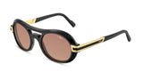 Cazal Zonnebril 890/3 Black-Gold / Orange Gradient
