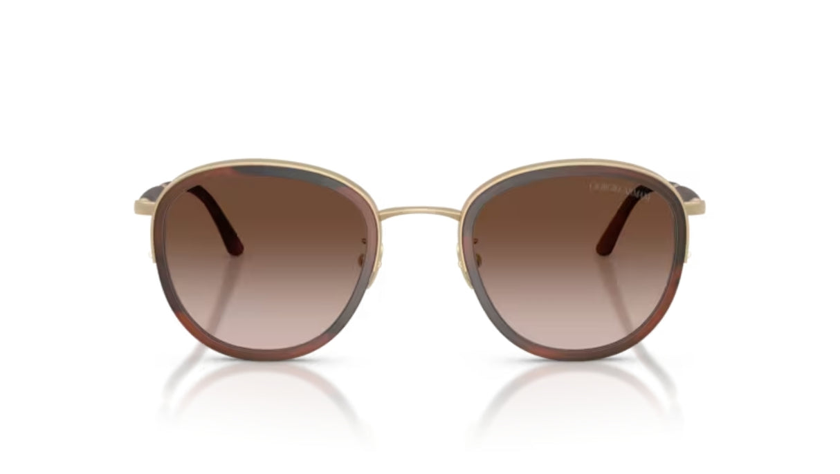 Giorgio-Armani-AR6176-Matte-Pale-Gold-Brown-Gradient-Voorzijde