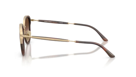 Giorgio-Armani-AR6176-Matte-Pale-Gold-Brown-Gradient-Zijaanzicht