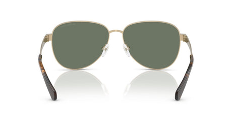 Michael-Kors-Biarritz-Light-Gold-Shiny-Green-Solid-Achterzijde