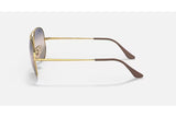 Ray-Ban Aviator Metal II Arista/ Pink Gradient Blue