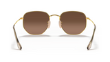 Ray-Ban Hexagonal Arista/ Brown Gradient Grey