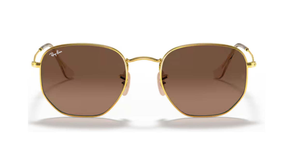 Ray-Ban Hexagonal Arista/ Brown Gradient Grey