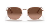 Ray-Ban Hexagonal Copper/ Pink Gradient Brown