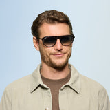 Ray-Ban-2215-Havana-Blue-Turtle-Clear-Gradient-Blue-Model