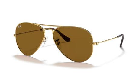 Ray-Ban-Aviato-rLarge-Metal-Gold-B15-Brown