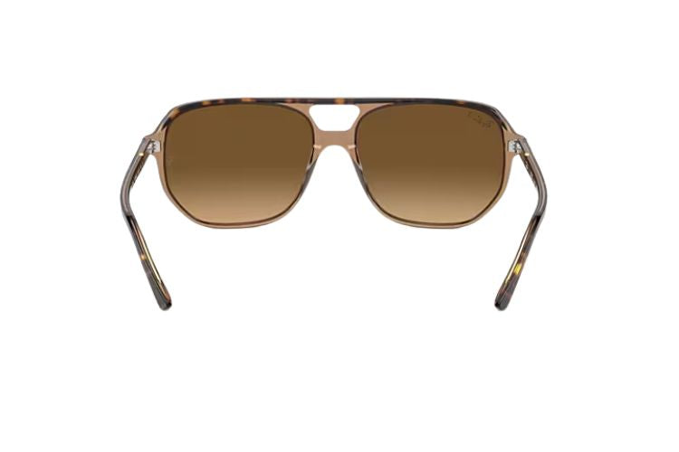 Ray-Ban-Bill-One-Havana-On-Transparent-Brown-Brown-Gradient-Polarized-achterkant