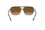 Ray-Ban-Bill-One-Havana-On-Transparent-Brown-Brown-Gradient-Polarized-achterkant