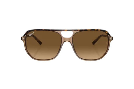 Ray-Ban-Bill-One-Havana-On-Transparent-Brown-Brown-Gradient-Polarized-voorkant